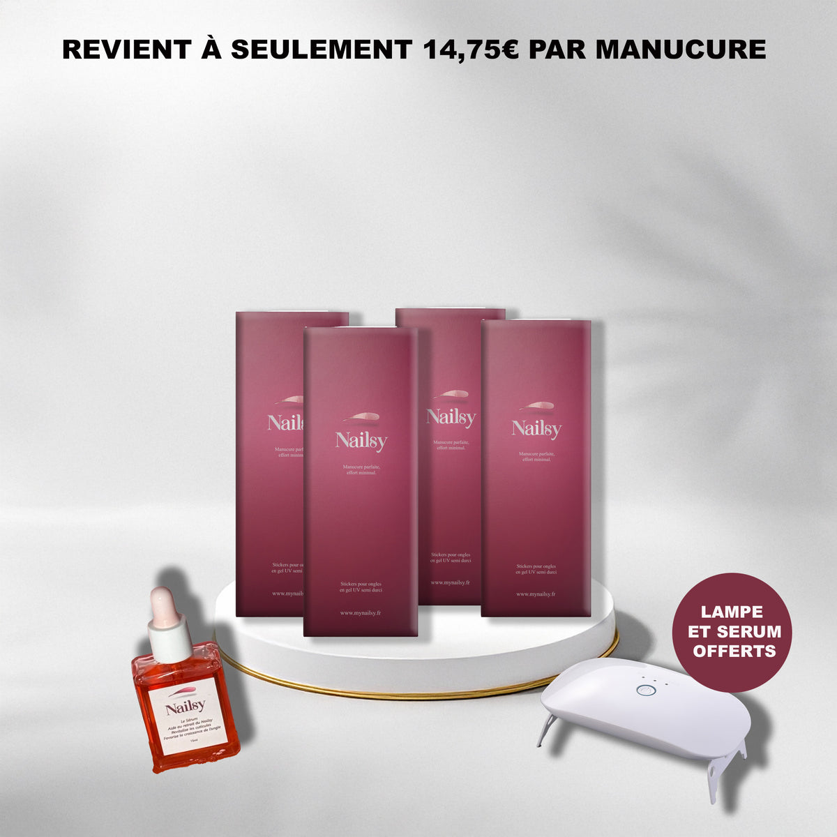 Pack Premium (lampe uv et Sérum inclus)